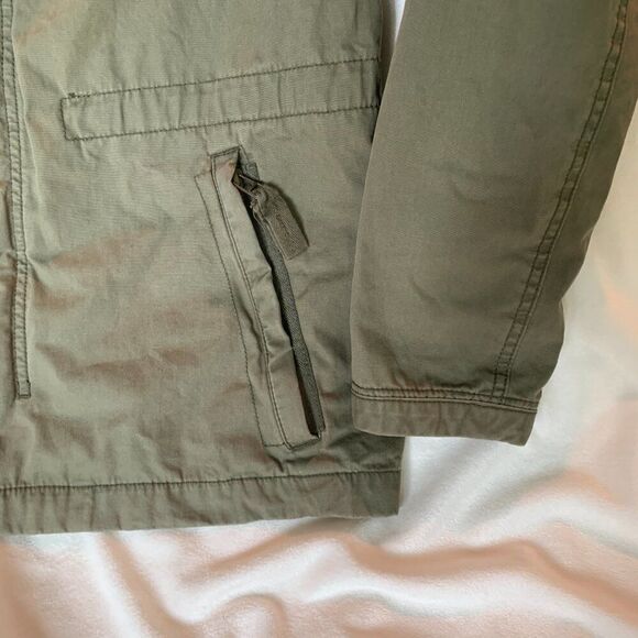 Gap Military Jacket Woman S Boys XL Green Utility Field Cargo Street Urban Retro - Picture 14 of 15